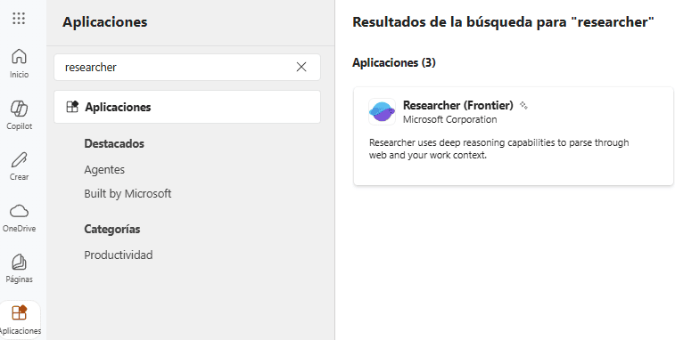 RESEARCHER (FRONTIER) de Microsoft Corporation