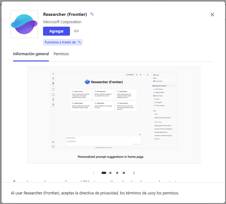 RESEARCHER (FRONTIER) de Microsoft Corporation
