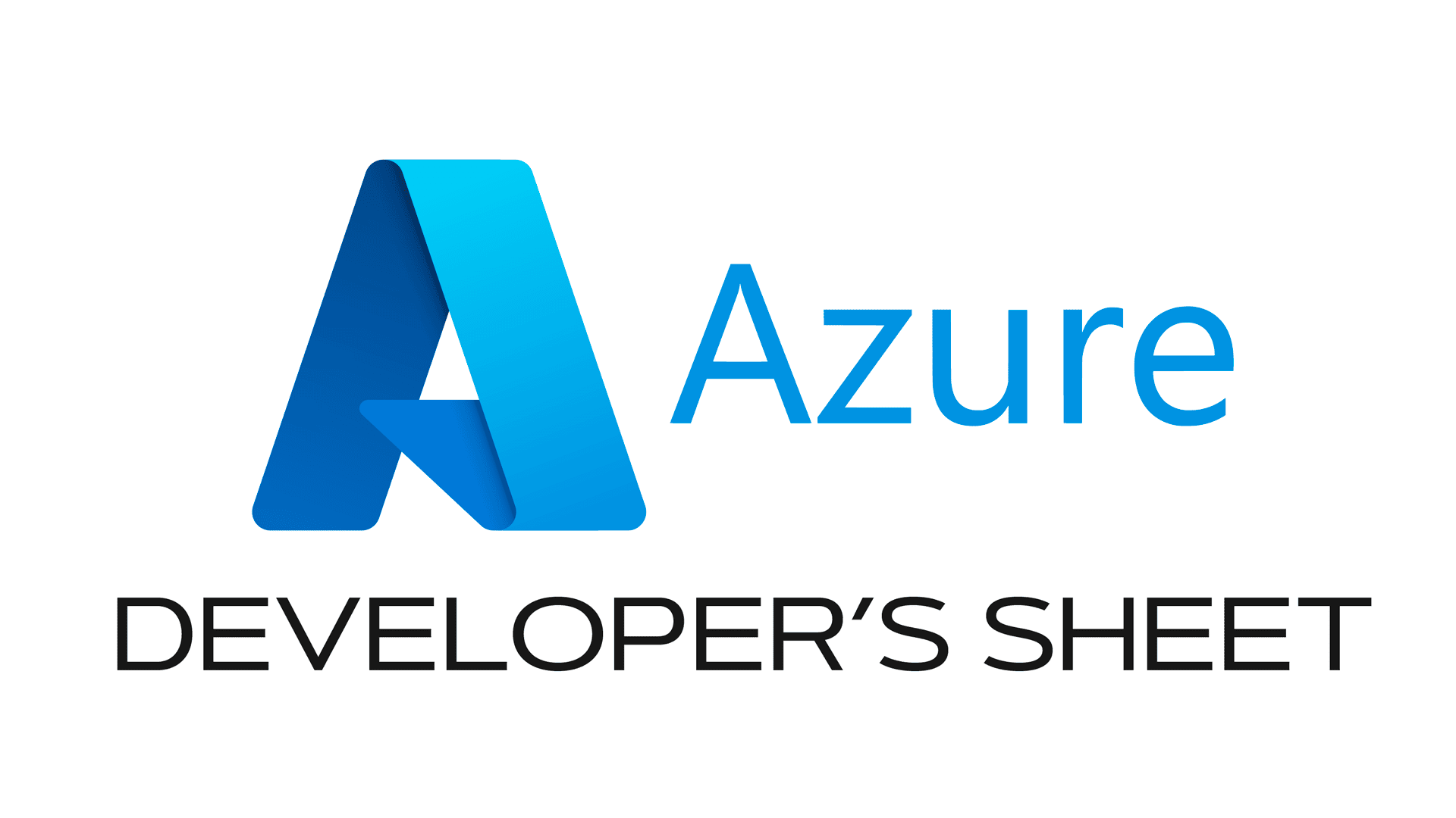 Azure Developer Cheat Sheet