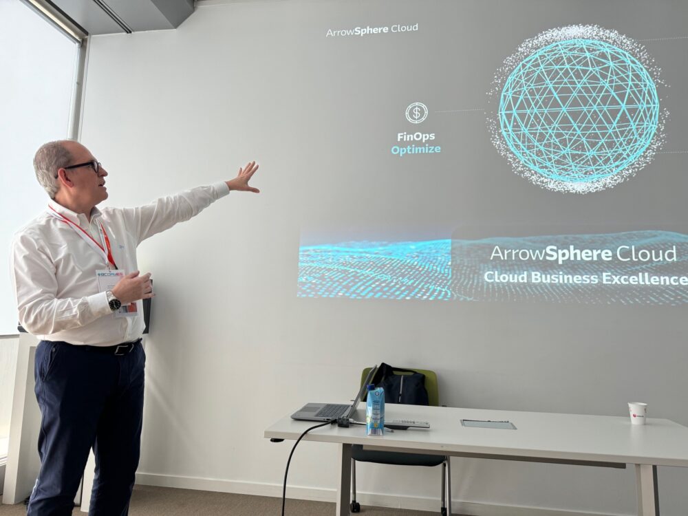 Ignacio Sestafe, brillante como siempre, presentó ArrowSphere