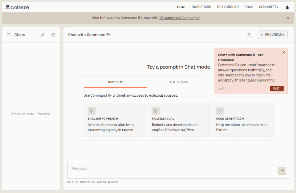 Command R+ de Cohere