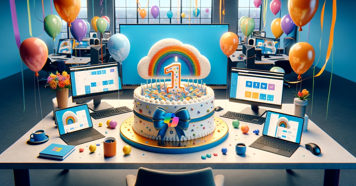 ¡Feliz cumpleaños Copilot! 🎂