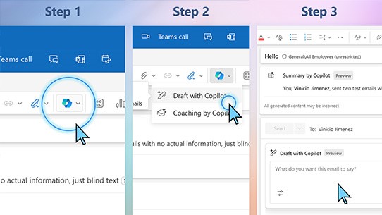 Empezar a trabajar con Copilot en Outlook
