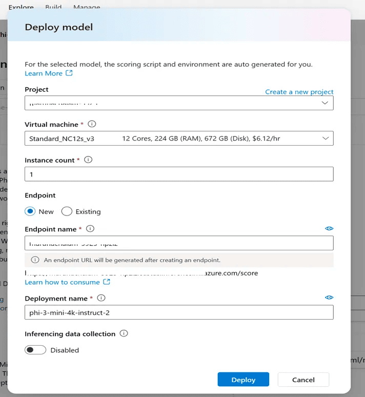 Despliega del modelo como endpoint en tiempo real utilizando GPU computing