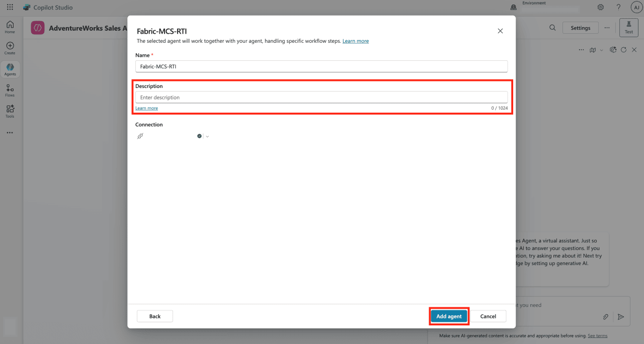 Fabric Data Agents + Microsoft Copilot Studio