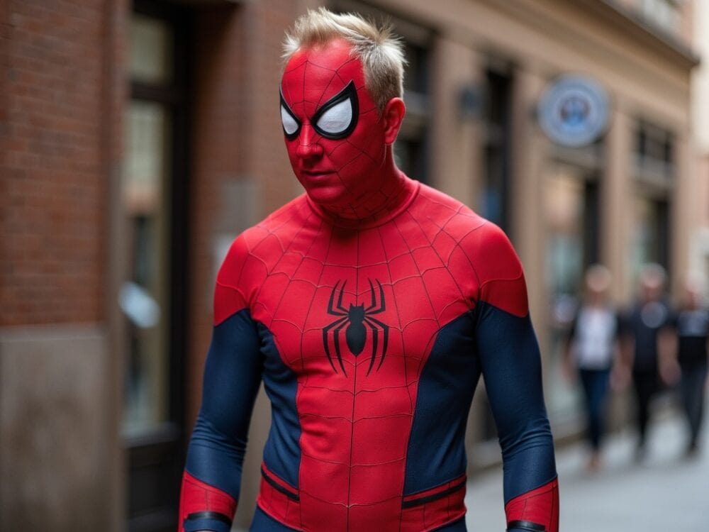 Flux Lora con fal.ai - ejemplo de ramon como Spiderman