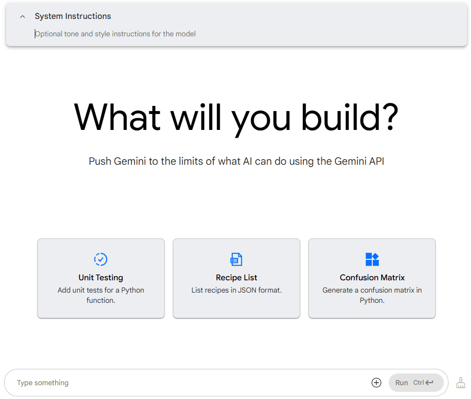Google AI STUDIO