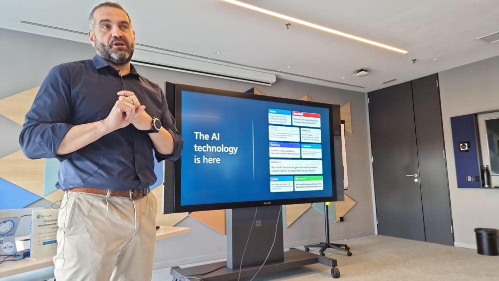 Santi Oller (Microsoft) hablando sobre la era de la IA