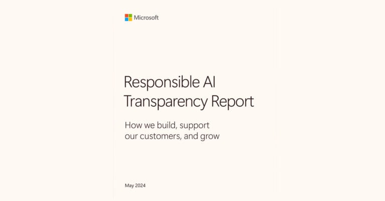 IA responsable: Informe de transparencia de Microsoft