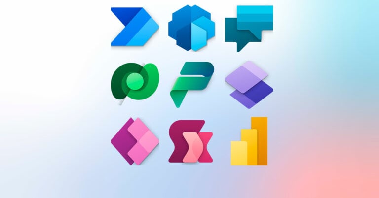 Iconos de Microsoft Power Platform