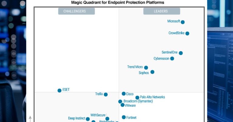 Microsoft Defender para punto de conexión es Líder en el Cuadrante Mágico de Gartner