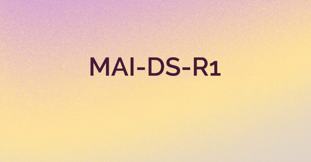 MAI-DS-R1, una variante del modelo DeepSeek R1 sin censura