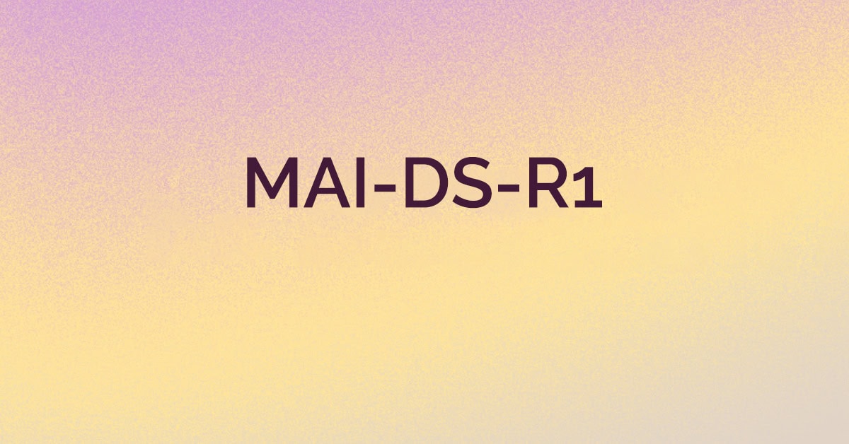 MAI-DS-R1, una variante del modelo DeepSeek R1 sin censura