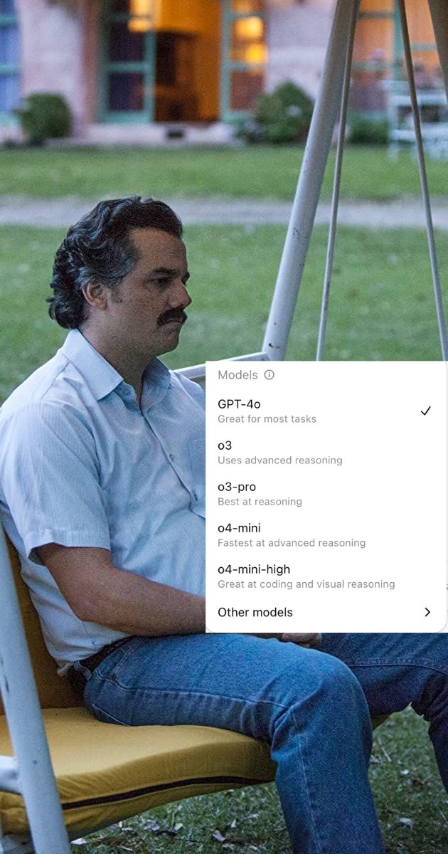 MEME: Modelos que han desaparecido de la interfaz de ChatGPT con GPT-5