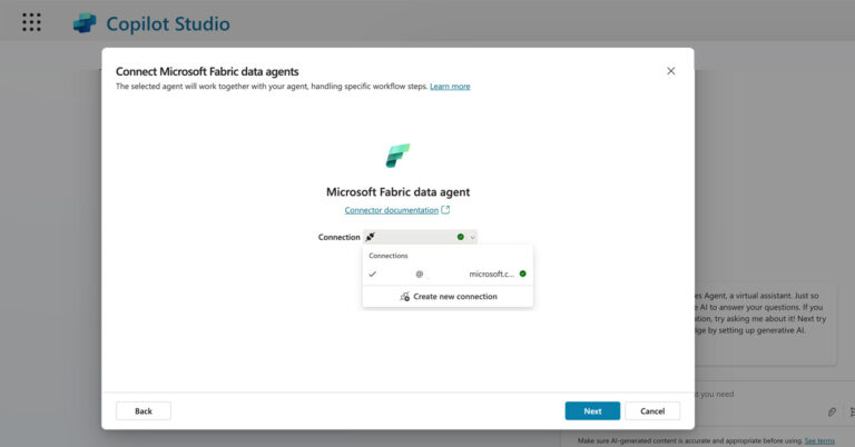 Fabric Data Agents + Microsoft Copilot Studio