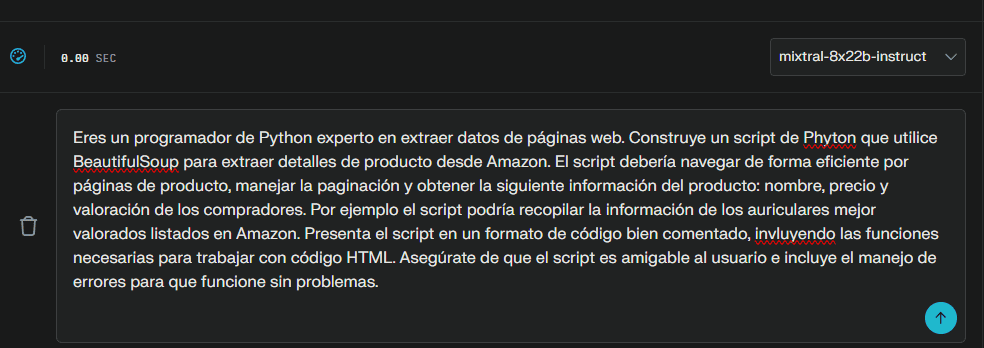 PROMPT: Eres un programador de Python experto en extraer datos de páginas web. Construye un script de Phyton que utilice BeautifulSoup para extraer detalles de producto desde Amazon. El script debería navegar de forma eficiente por páginas de producto, manejar la paginación y obtener la siguiente información del producto: nombre, precio y valoración de los compradores. Por ejemplo el script podría recopilar la información de los auriculares mejor valorados listados en Amazon. Presenta el script en un formato de código bien comentado, invluyendo las funciones necesarias para trabajar con código HTML. Asegúrate de que el script es amigable al usuario e incluye el manejo de errores para que funcione sin problemas.