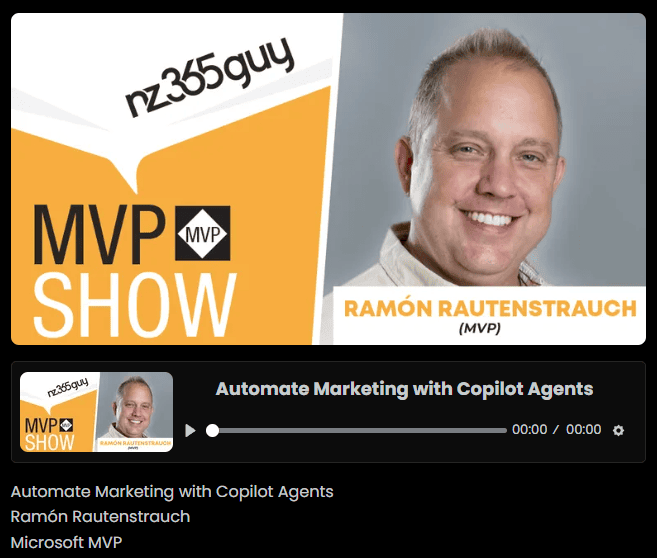 Automate Marketing with Copilot Agents - Ramón Rautenstrauch - Microsoft MVP