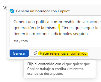 Añadir referencia a la plantilla en el prompt